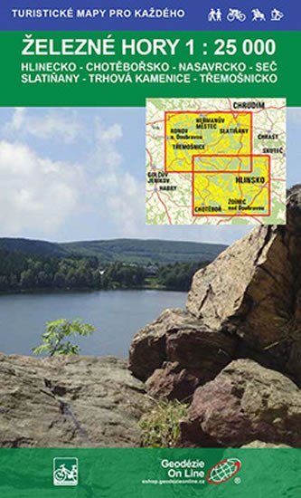 neuveden: Železné hory 1:25T /76 Turistické mapy pro každého