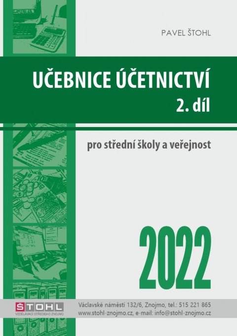 Štohl Pavel: Učebnice Účetnictví II. díl 2022