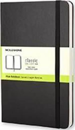 neuveden: Zápisník Moleskine - tvrdé desky, S, čistý - černý neuveden: Zápisník Moleskine - tvrdé desky, S, čistý - černý