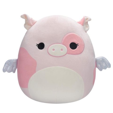 neuveden: Squishmallows Růžové strakaté prasátko s křídly Peety 30 cm