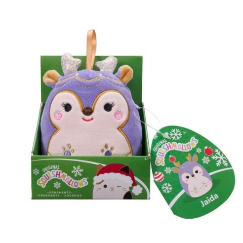 neuveden: Squishmallows Vánoční ozdoba Sob s třpytivými parohy Jaida 10 cm neuveden: Squishmallows Vánoční ozdoba Sob s třpytivými parohy Jaida 10 cm