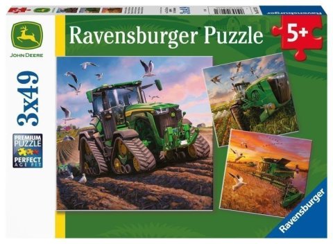 neuveden: Ravensburger Puzzle John Deere - Hlavní sezona 3x49 dílků