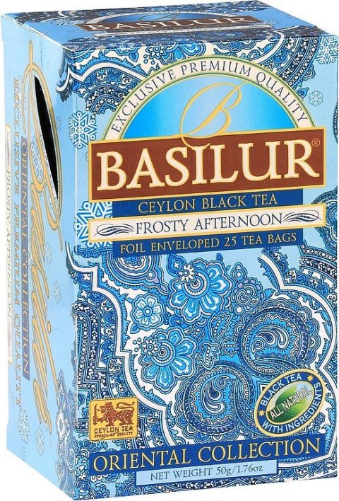 neuveden: BASILUR Orient Frosty Afternoon přebal 25x2g