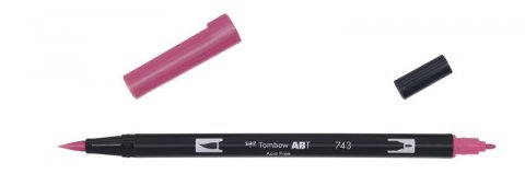 neuveden: Tombow Oboustranný štětcový fix ABT - hot pink