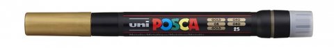 neuveden: Posca štětcový popisovač - zlatý neuveden: Posca štětcový popisovač - zlatý