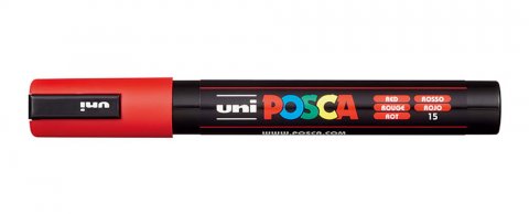 neuveden: POSCA akrylový popisovač - červený 2,5 mm neuveden: POSCA akrylový popisovač - červený 2,5 mm
