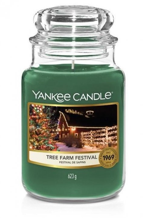 neuveden: YANKEE CANDLE Tree Farm Festival svíčka 623g