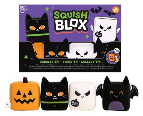 : Plyšová mačkací hračka - paměťová pěna Squash Blox Spooky (mix motivů)