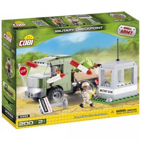 neuveden: Stavebnice COBI 2333 Small Army Vojenské kontrolní stanoviště/200 kostek+2 neuveden: Stavebnice COBI 2333 Small Army Vojenské kontrolní stanoviště/200 kostek+2