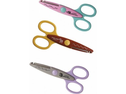 neuveden: Fiskars Kidzors Sada dětských tvarových nůžek zvířata ZOO 3 ks