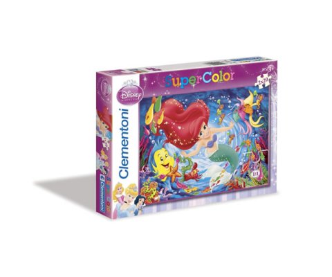 neuveden: Puzzle Mořská panna Supercolor 2x20 dílků