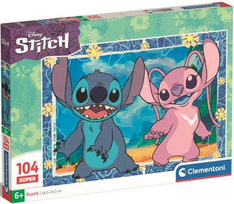 neuveden: Puzzle Super: Stitch 104 dílků