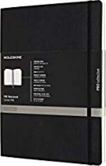 neuveden: Zápisník Moleskine Professional - měkké desky, XL - černý