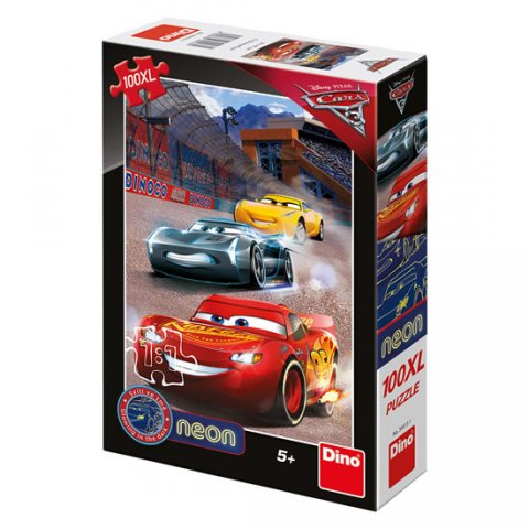 neuveden: Auta 3 - Vítězné kolo: svítící neonové puzzle 100XL dílů neuveden: Auta 3 - Vítězné kolo: svítící neonové puzzle 100XL dílů