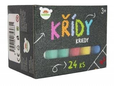 neuveden: Křídy barevné chodníkové 24 ks