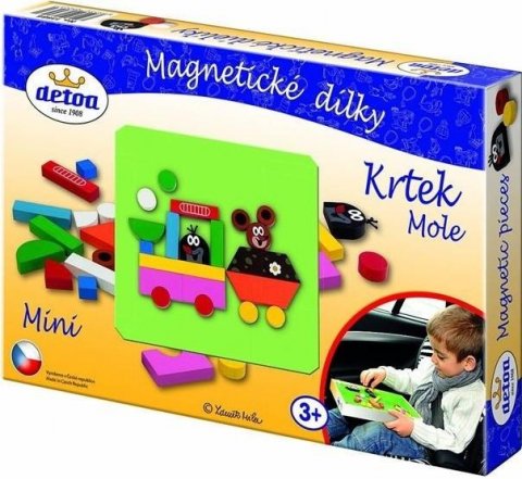 neuveden: Krtek - Magnetické dílky mini 27ks v krabici