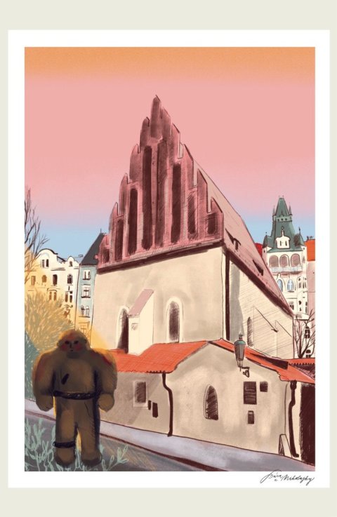 : Be Nice EKO Plakát Prague Secrets Golem A5