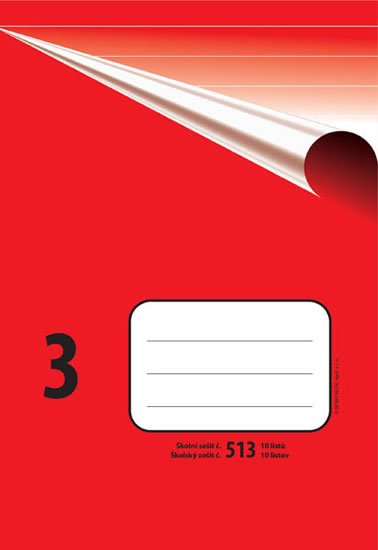 neuveden: Školní sešit BOBO 513 bezdřevý