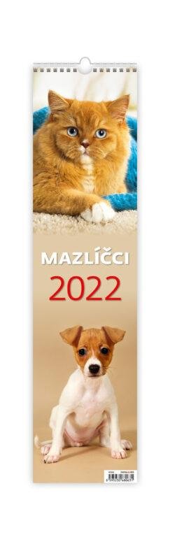 neuveden: Kalendář nástěnný 2022 - Mazlíčci