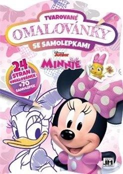 neuveden: Minnie - Tvarované omalovánky se samolepkami