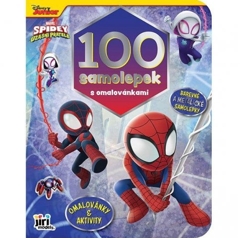 neuveden: Spidey - 100 samolepek s omalovánkami
