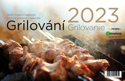 neuveden: Kalendář 2023 Grilování, stolní, týdenní, 214 x 140 mm neuveden: Kalendář 2023 Grilování, stolní, týdenní, 214 x 140 mm