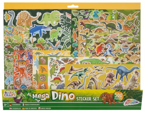 -: Mega set samolepek Dino