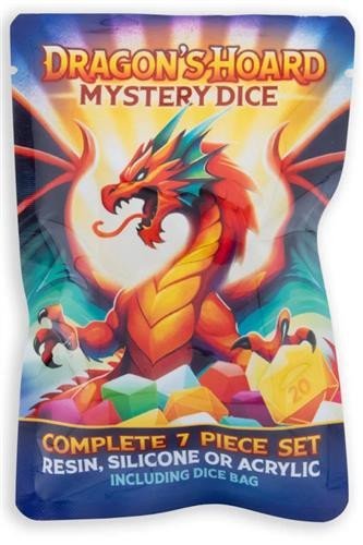 : Sada 7 RPG kostek: Mystery Pouch - Dragon´s Hoard