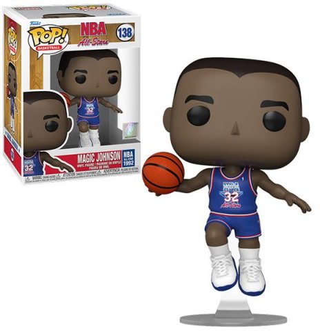 neuveden: Funko POP NBA: Legends - Magic Johnson (Blue All Star 1991)