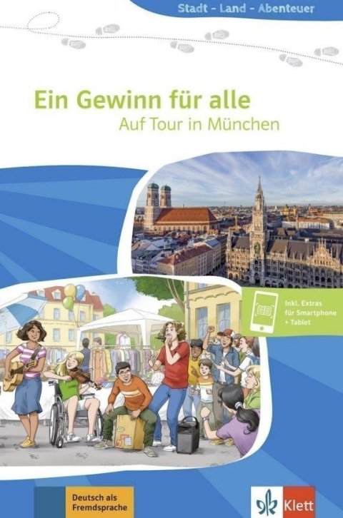Allmann Angelika: Ein Gewinn für alle - Auf Tour in München (A2) - Buch + MP3 allango.net