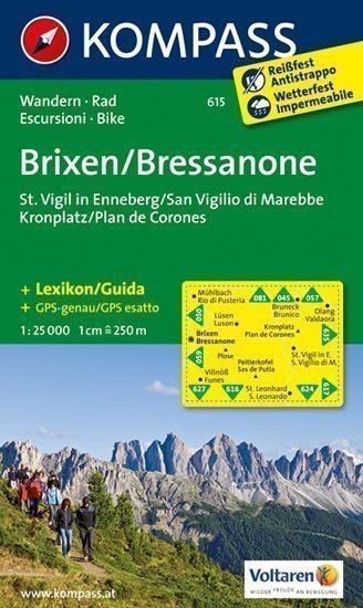 neuveden: Brixen/Bressanone 615 NKOM 1:25T
