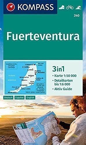 neuveden: Fuerteventura 1:50 000 / turistická mapa KOMPASS 240