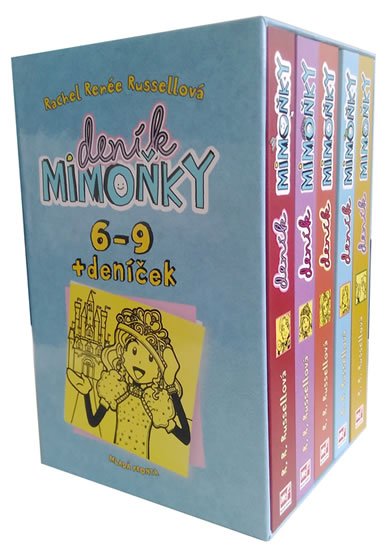 Russellová Rachel Renée: Deník mimoňky - BOX 6–9 + Tvůj vymazlený mimózní deníček