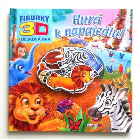 neuveden: Hurá k napajedlu! - 3D figurky + desková hra