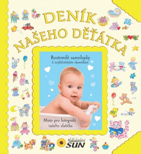 neuveden: Deník našeho děťátka - zlatý neuveden: Deník našeho děťátka - zlatý