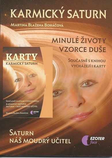 Boháčová Martina Blažena: Karmický Saturn (kniha + karty 27 ks) Boháčová Martina Blažena: Karmický Saturn (kniha + karty 27 ks)
