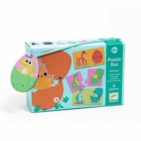 neuveden: DJECO Duo Puzzle - Funny eggs