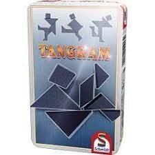 neuveden: Tangram - hlavolam v plechové krabičce