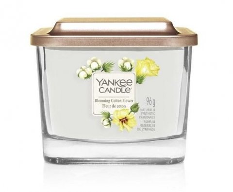neuveden: YANKEE CANDLE Bloming Cotton Flower svíčka 96g / 1knot