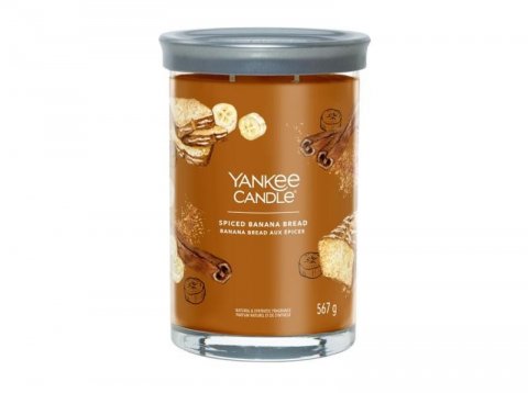 neuveden: YANKEE CANDLE Spiced Banana Bread svíčka 567g / 2 knoty (Signature tumbler 
