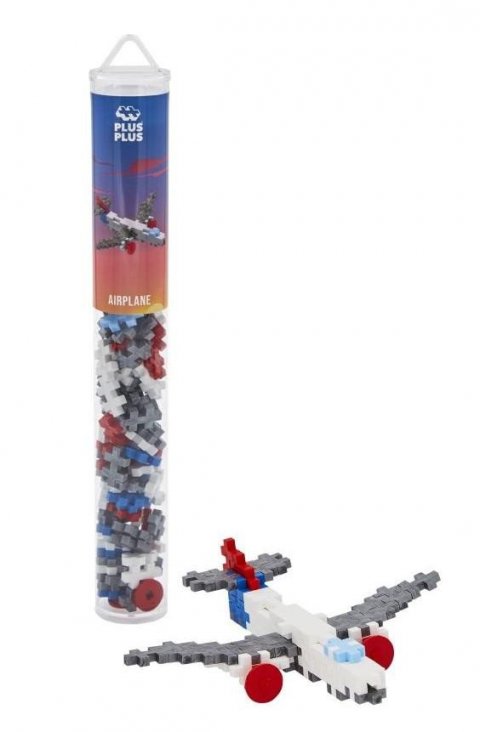 neuveden: Plus-Plus stavebnice tuba - Letadlo 100 dílků