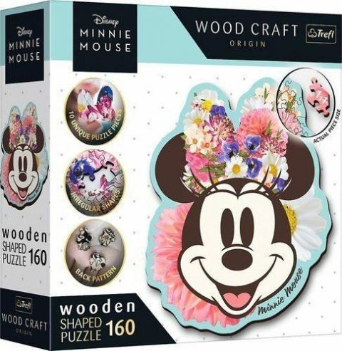 neuveden: Puzzle Wood Craft Origin Stylová Minnie 160 dílků