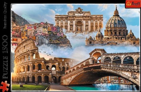neuveden: Puzzle Oblíbená místa: Itálie/1500 dílků