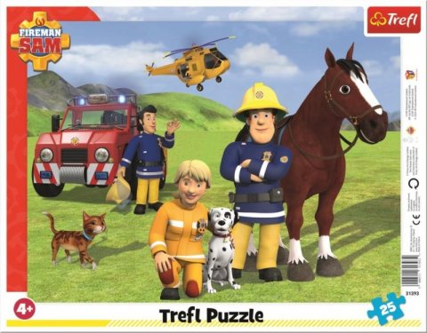 neuveden: Trefl Puzzle Požárník Sam - Na hlídce 25 dílků