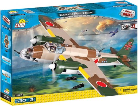 neuveden: Stavebnice COBI 5533 II World War Bombardér Nakajima Ki49 Helen/530 kostek+