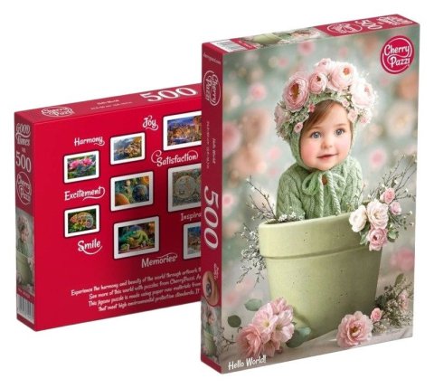 : Puzzle Cherry Pazzi Hello World! 500 dílků