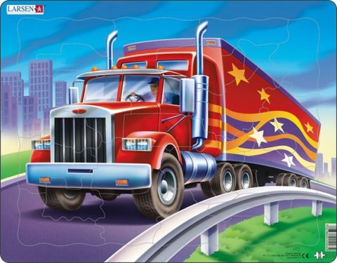 neuveden: Puzzle MAXI - Americký truck - kamion/25 dílků
