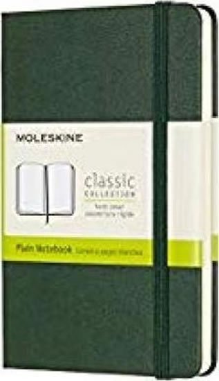 neuveden: Zápisník Moleskine - tvrdé desky, S, čistý - tm. zelený