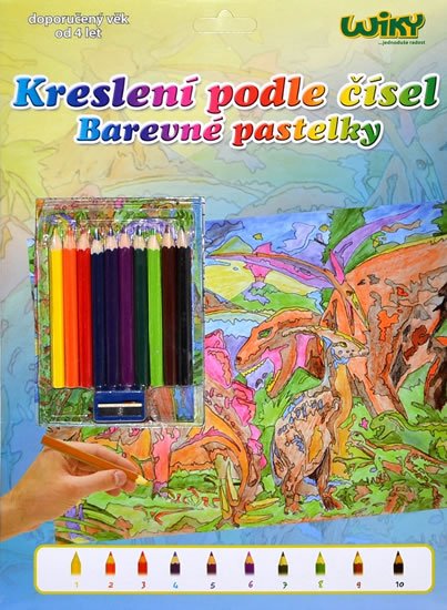 neuveden: Kreslení podle čísel - Dinosauři