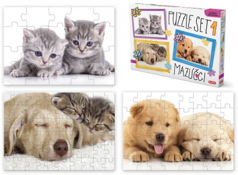 neuveden: Puzzle SET 1 - Mazlíčci neuveden: Puzzle SET 1 - Mazlíčci